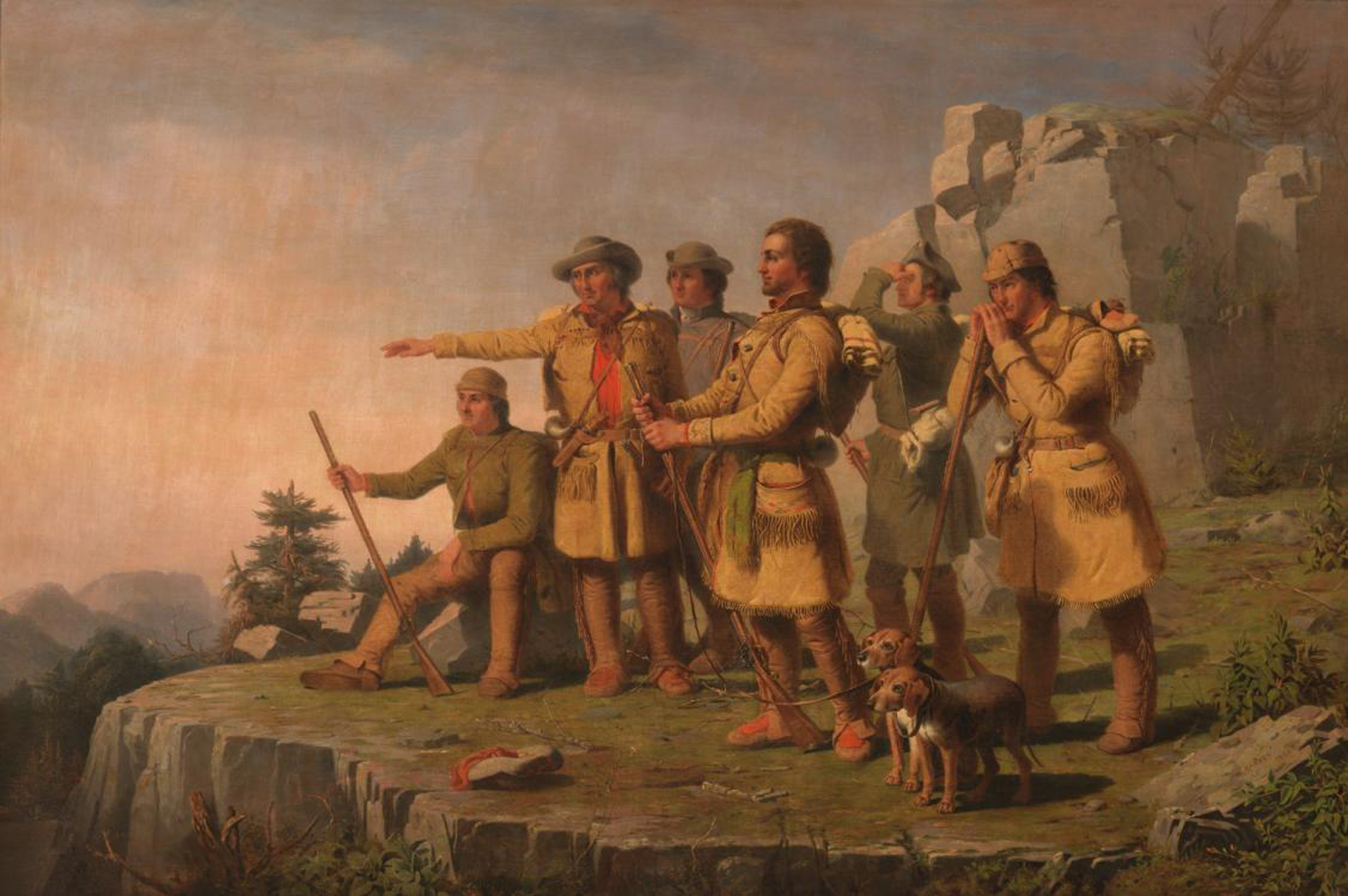 Boone's First View of Kentucky, 1849