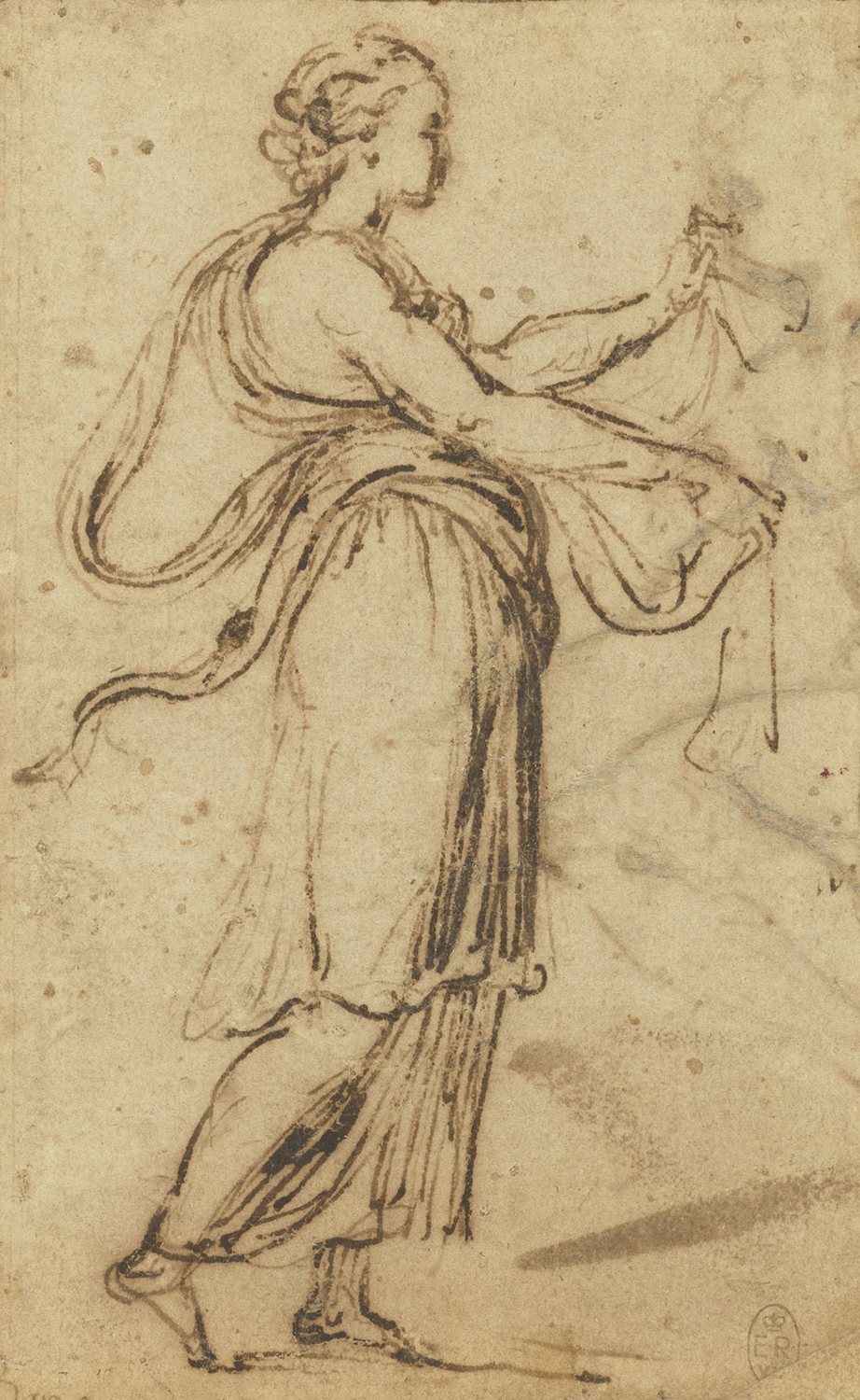 A Woman Standing in Profile- Florentia, c.1514