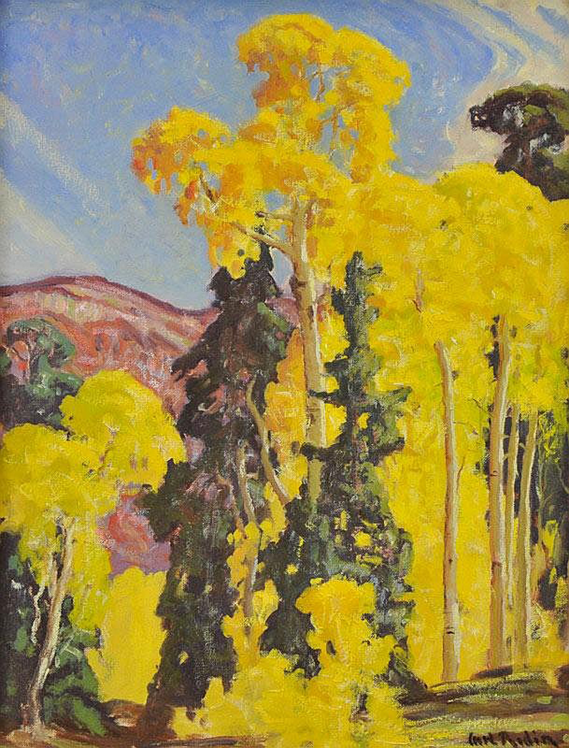 Landscape with Yellow