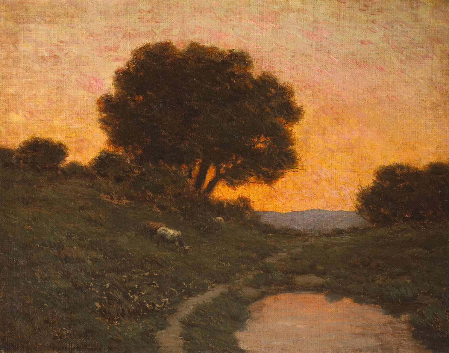 Pastoral Scene at Sunset, 1912