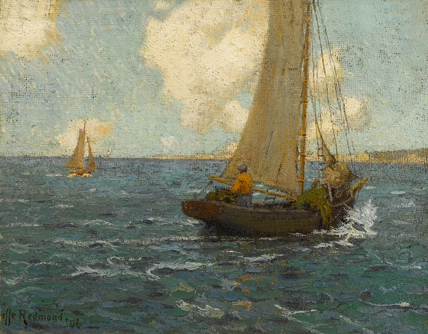 Sailboats on Calm Seas, 1906