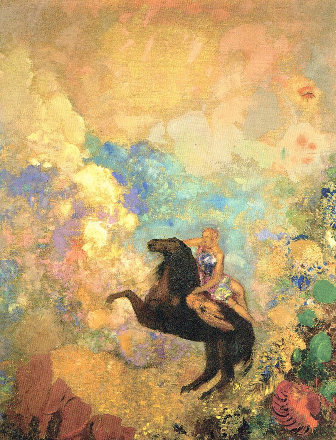 The Muse on Pegasus, 1908