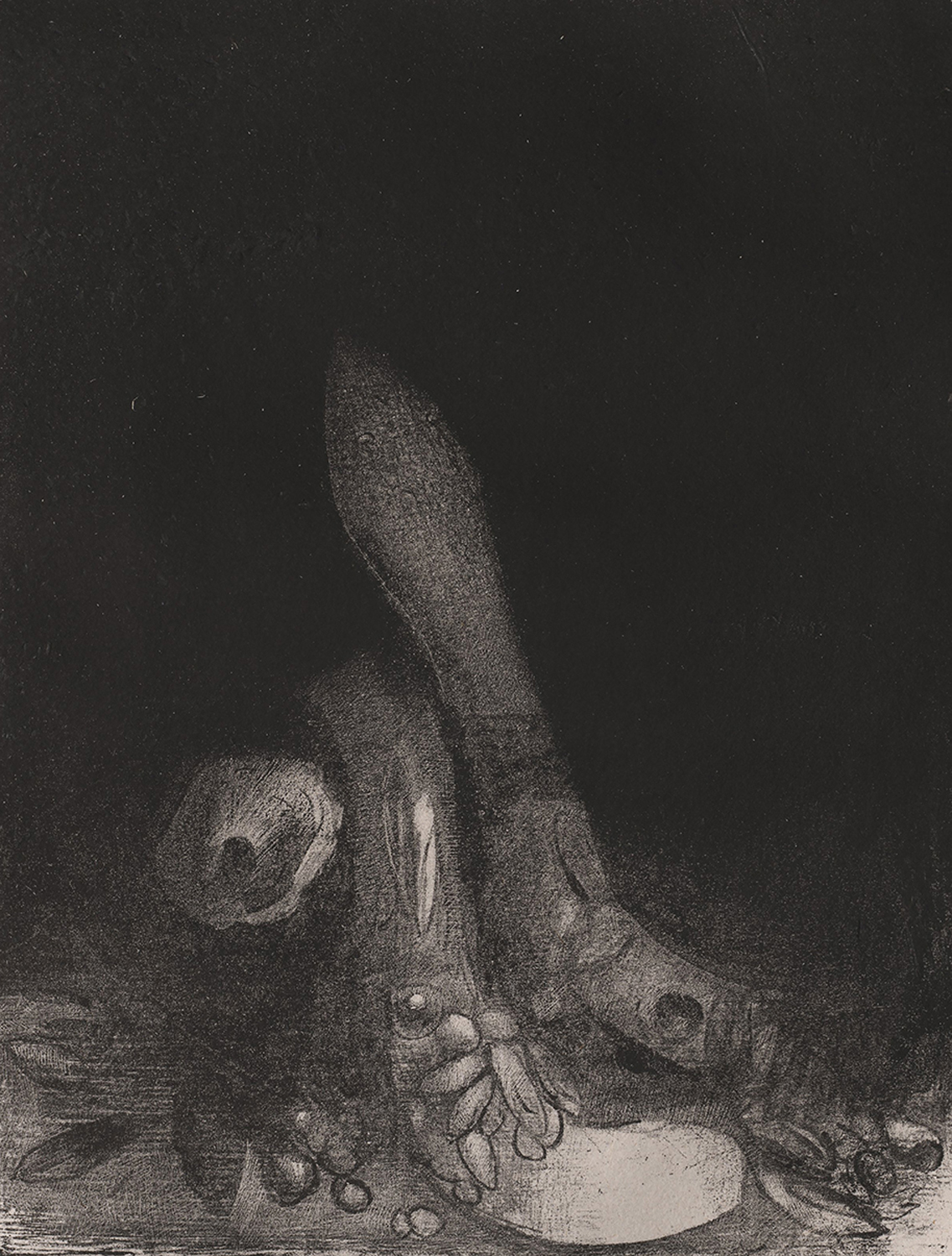 The Temptation of St. Anthony- Flowers Fall and the Head of a Python Appear, 1896