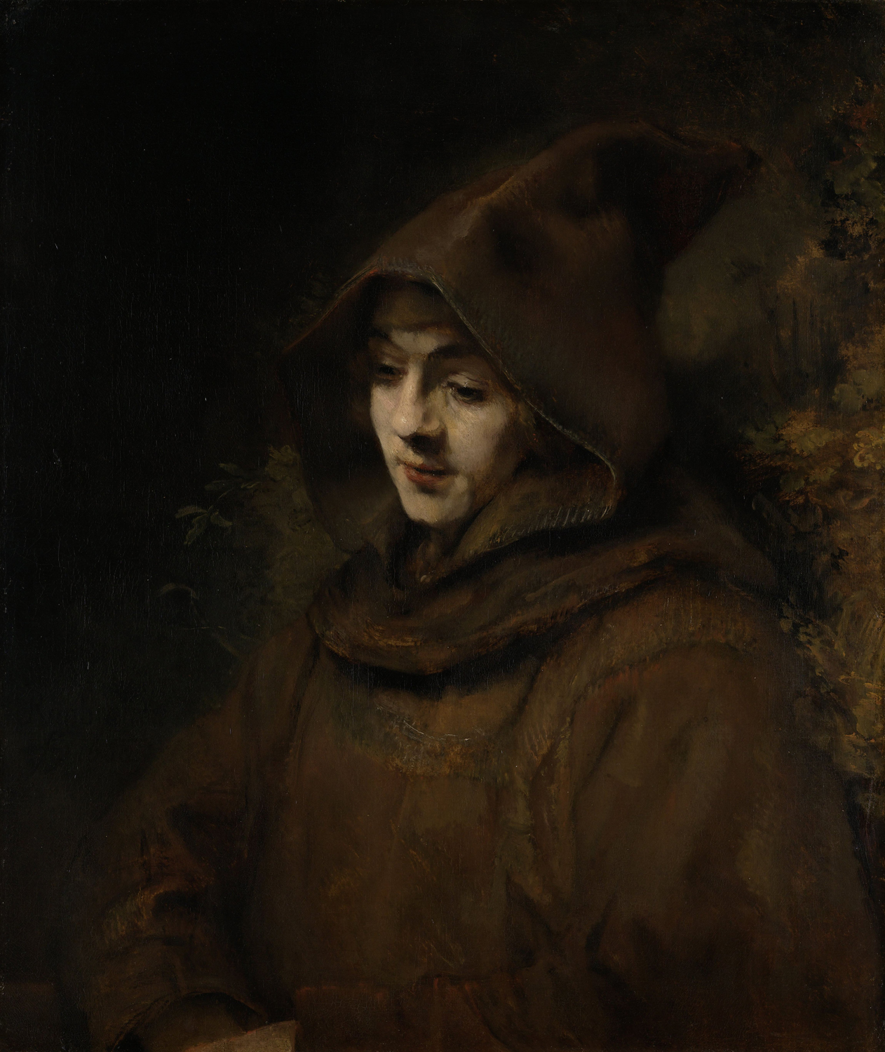 Rembrandt's Son Titus in a Monk's Habit, 1660