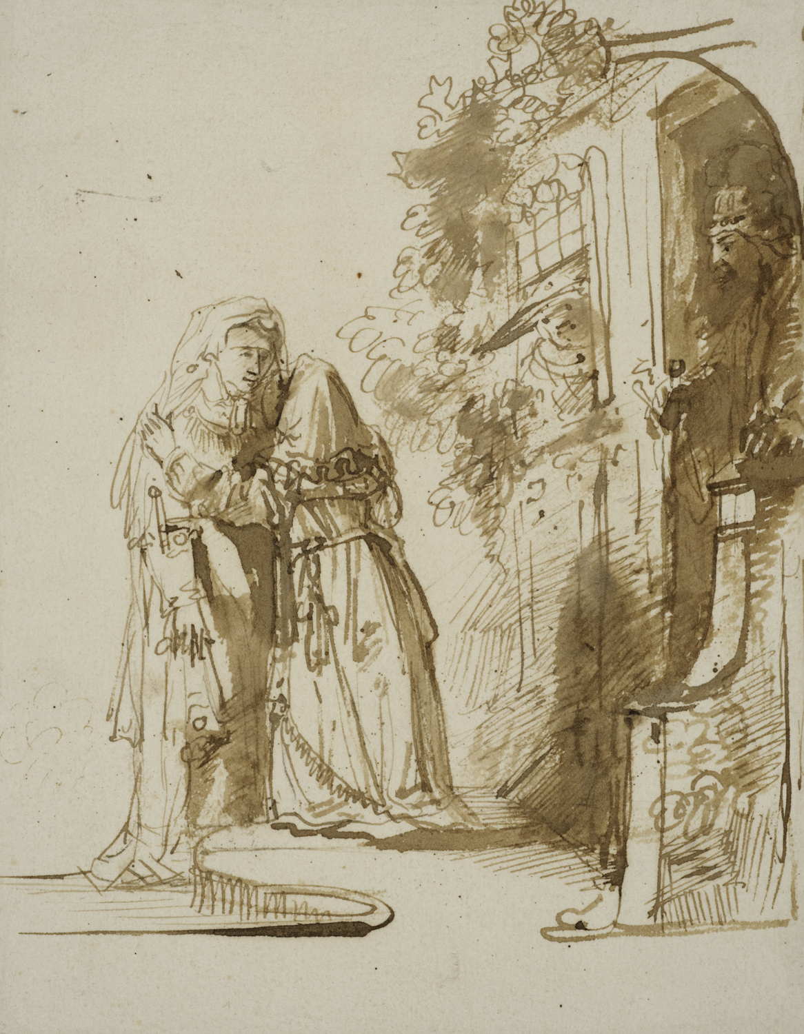 Rebecca's Departure, 17th century