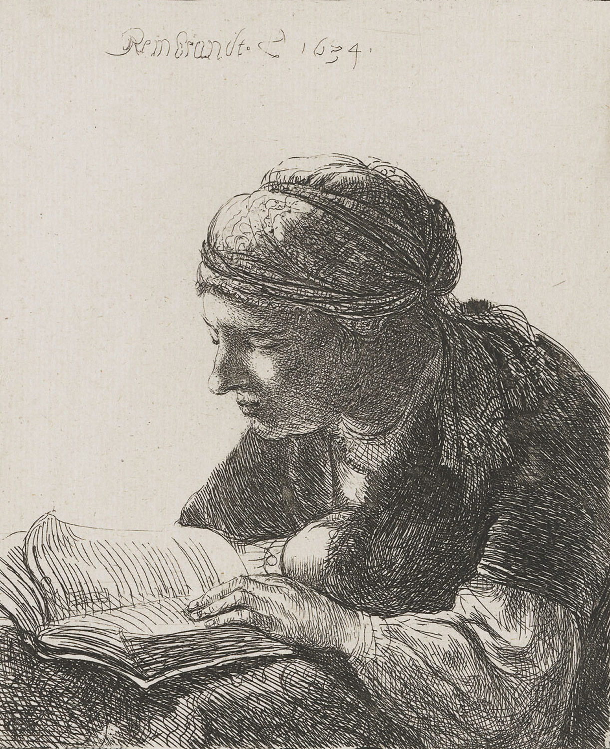A Woman Reading, 1634