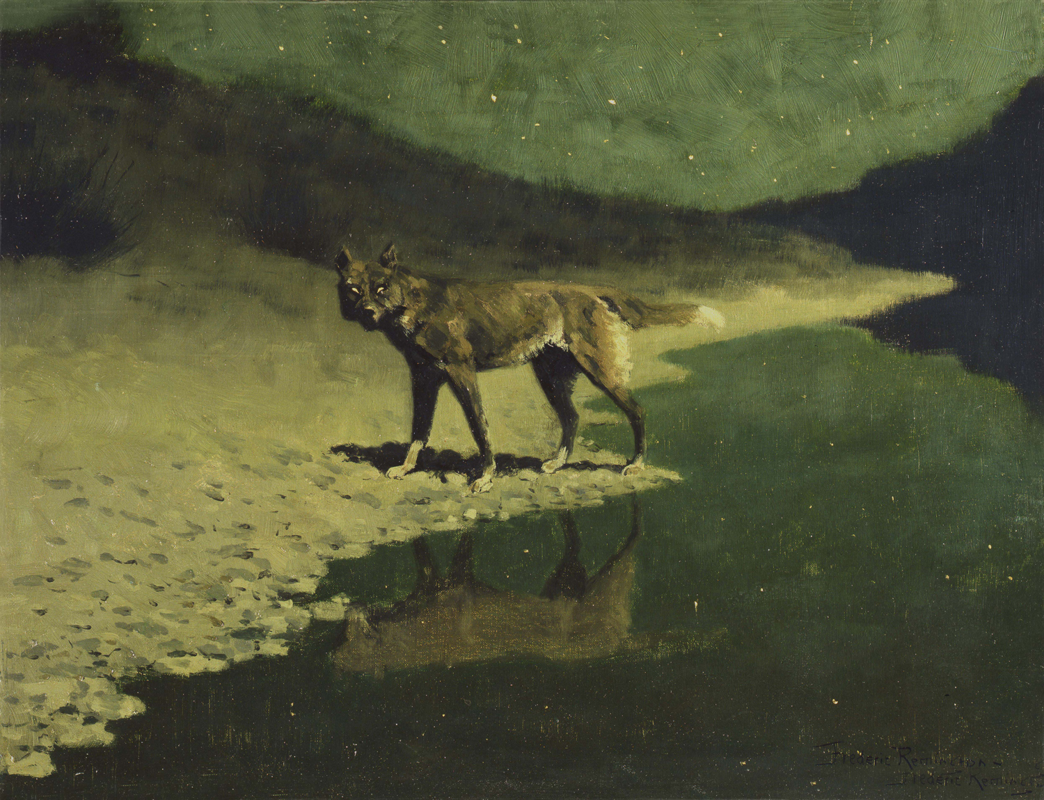 Moonlight, Wolf, c. 1904