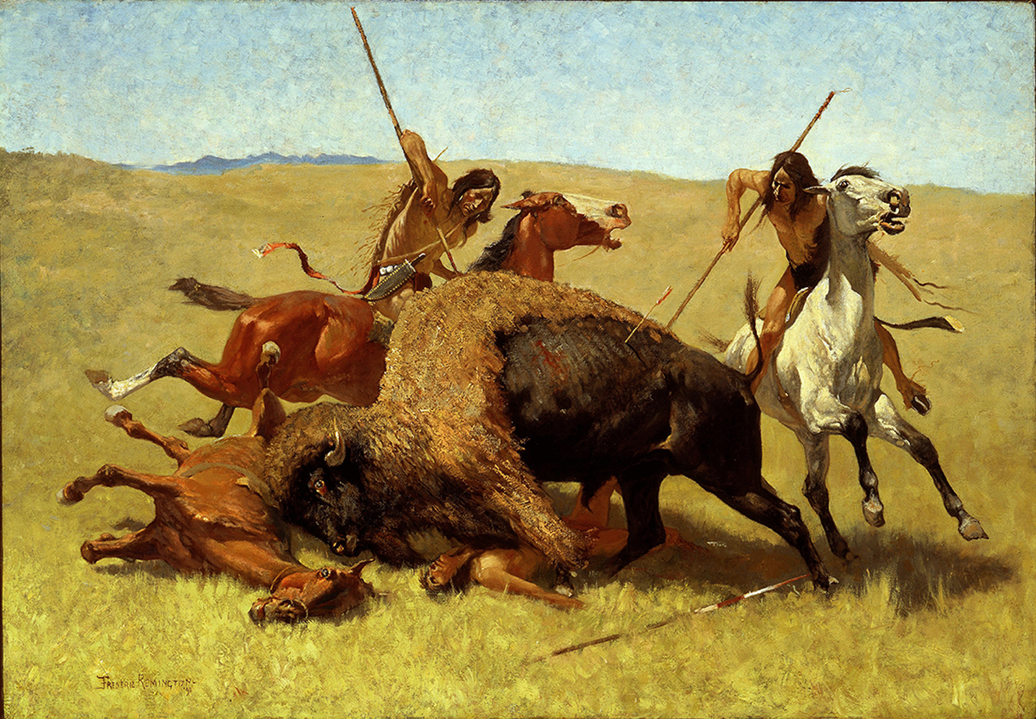 The Buffalo Hunt, 1890