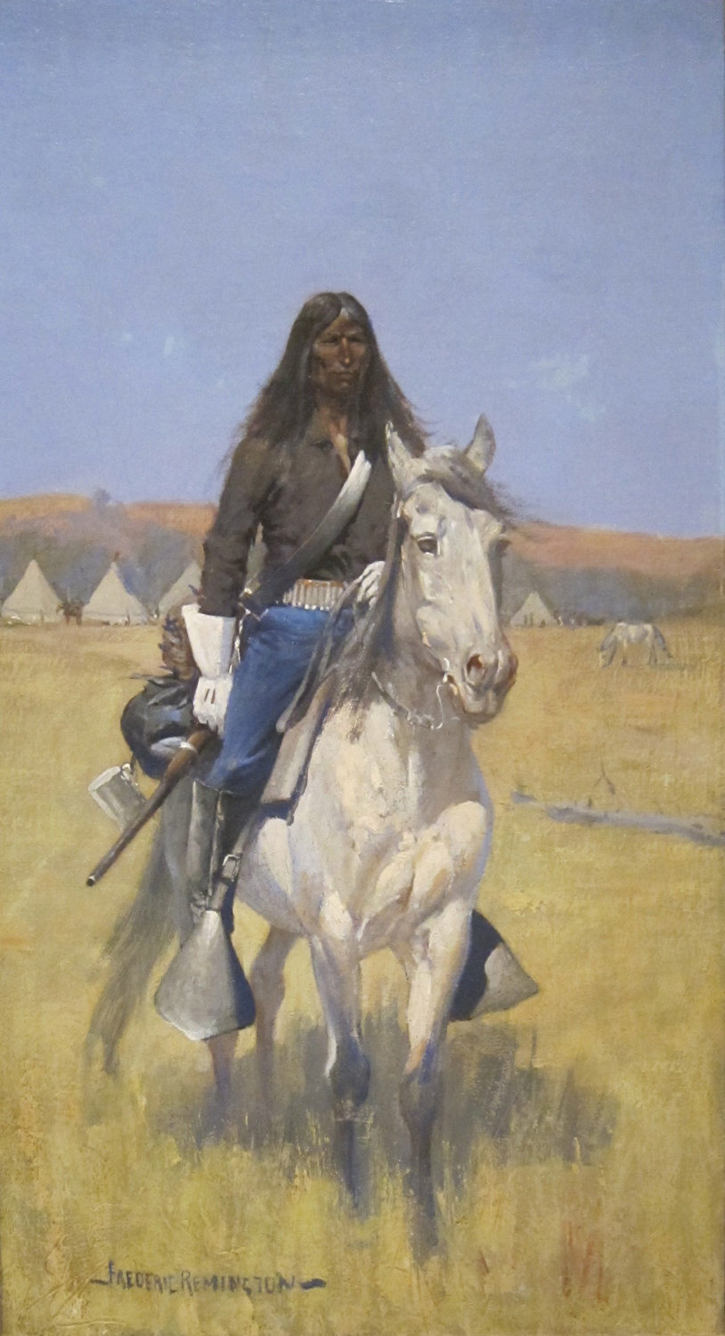 Mounted Indian Scout, 1891