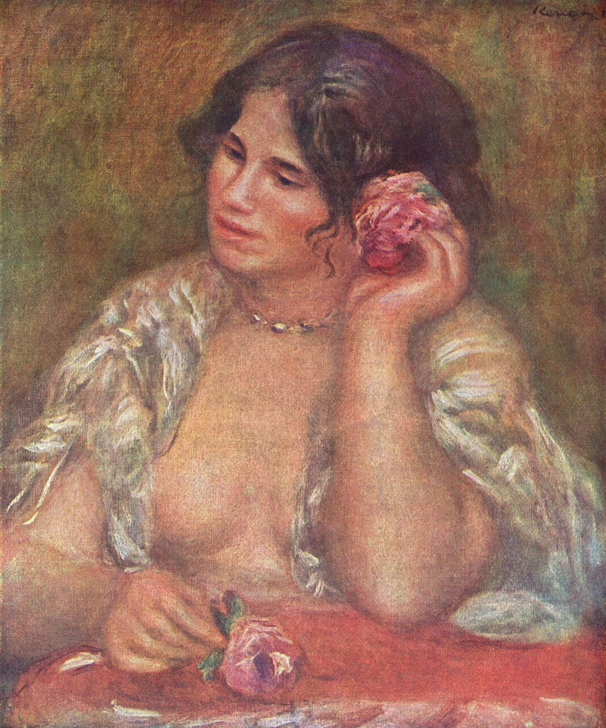 Gabriele with a Rose, 1911