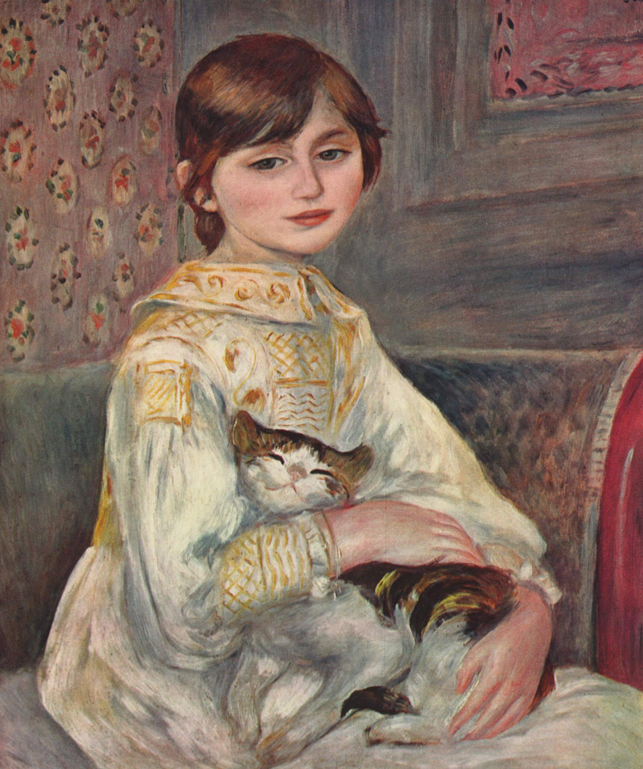 Julie Manet with a Cat, 1887