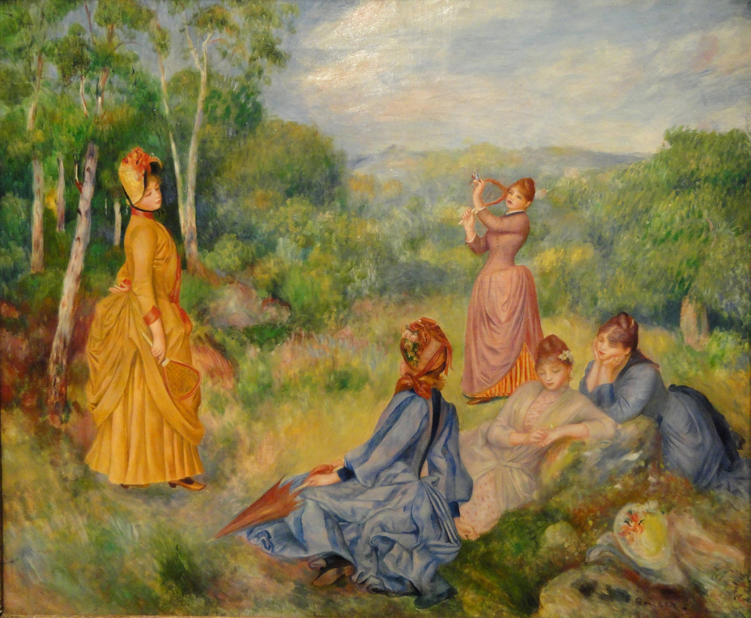 Jeunes Filles Jouant au Volant, 1887