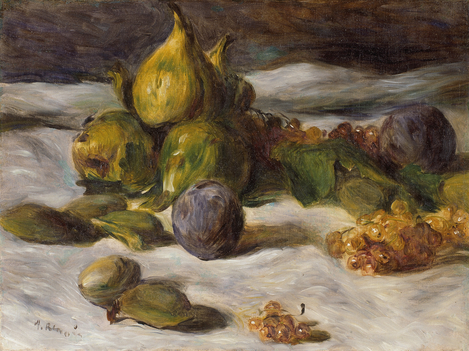 Nature Morte aux Fruits (Figues et Groseilles) (Fruit Still Life (Figs & Currants)), c. 1870-72