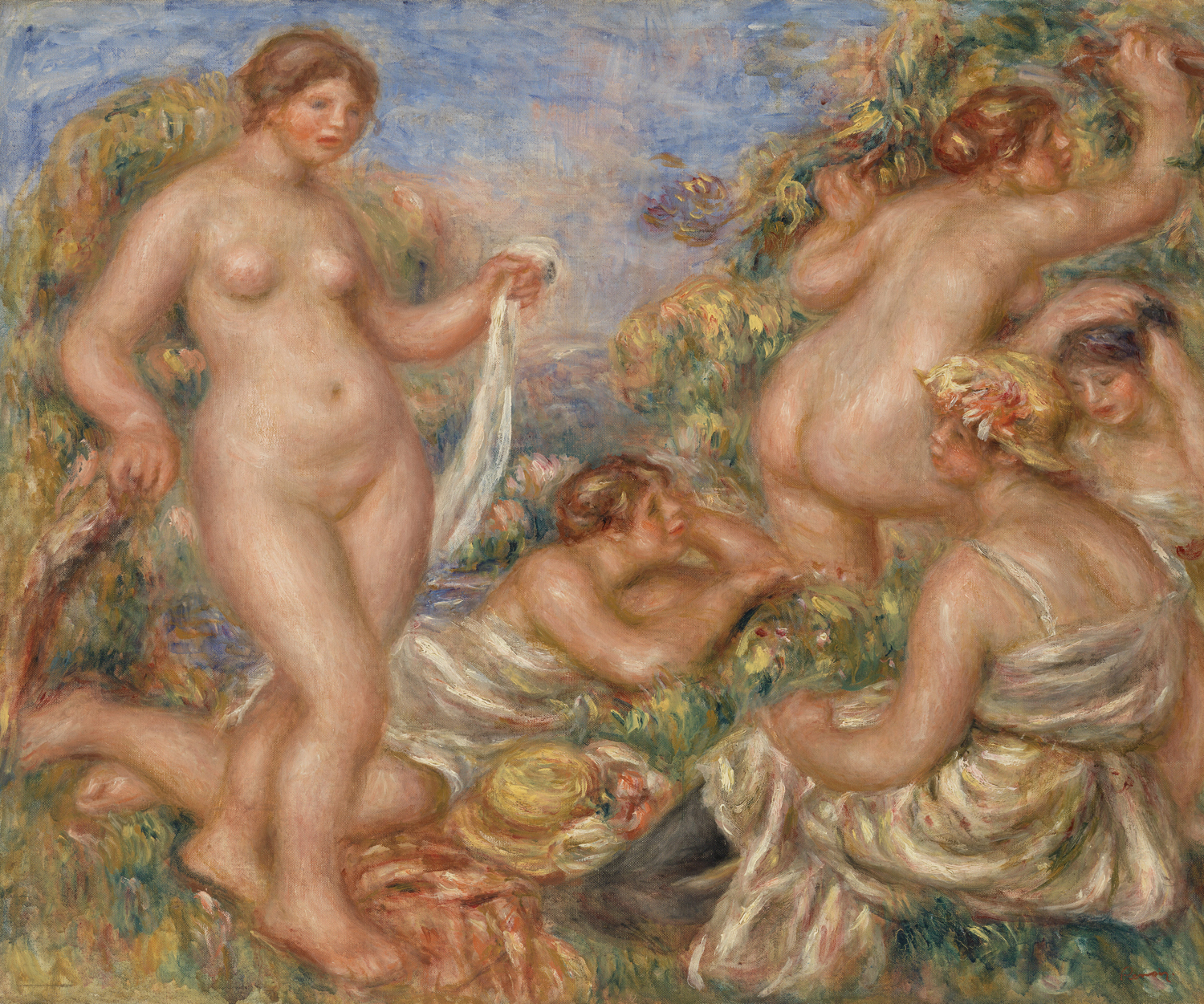 Composition, Five Bathers, 1918