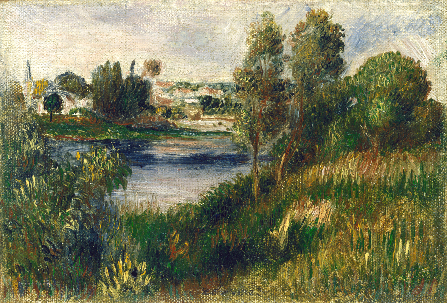 Landscape at Vetheuil, c. 1890