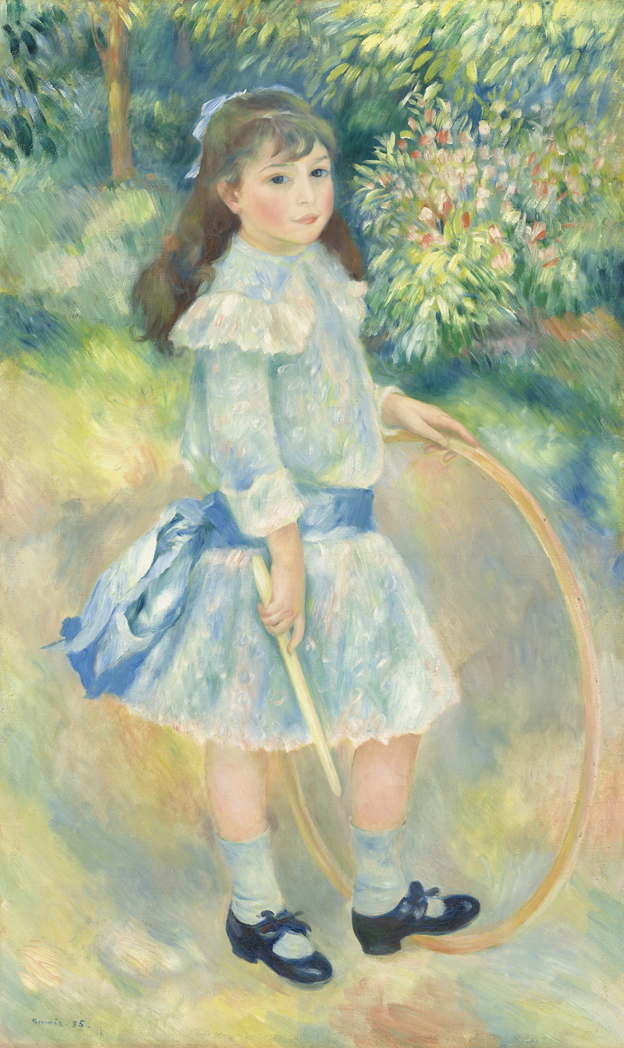 Girl with a Hoop, 1885