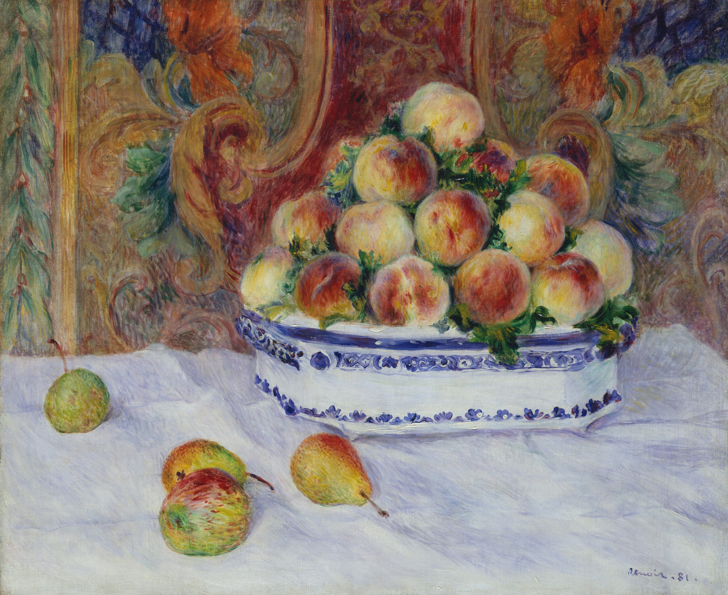 Still Life with Peaches, 1881