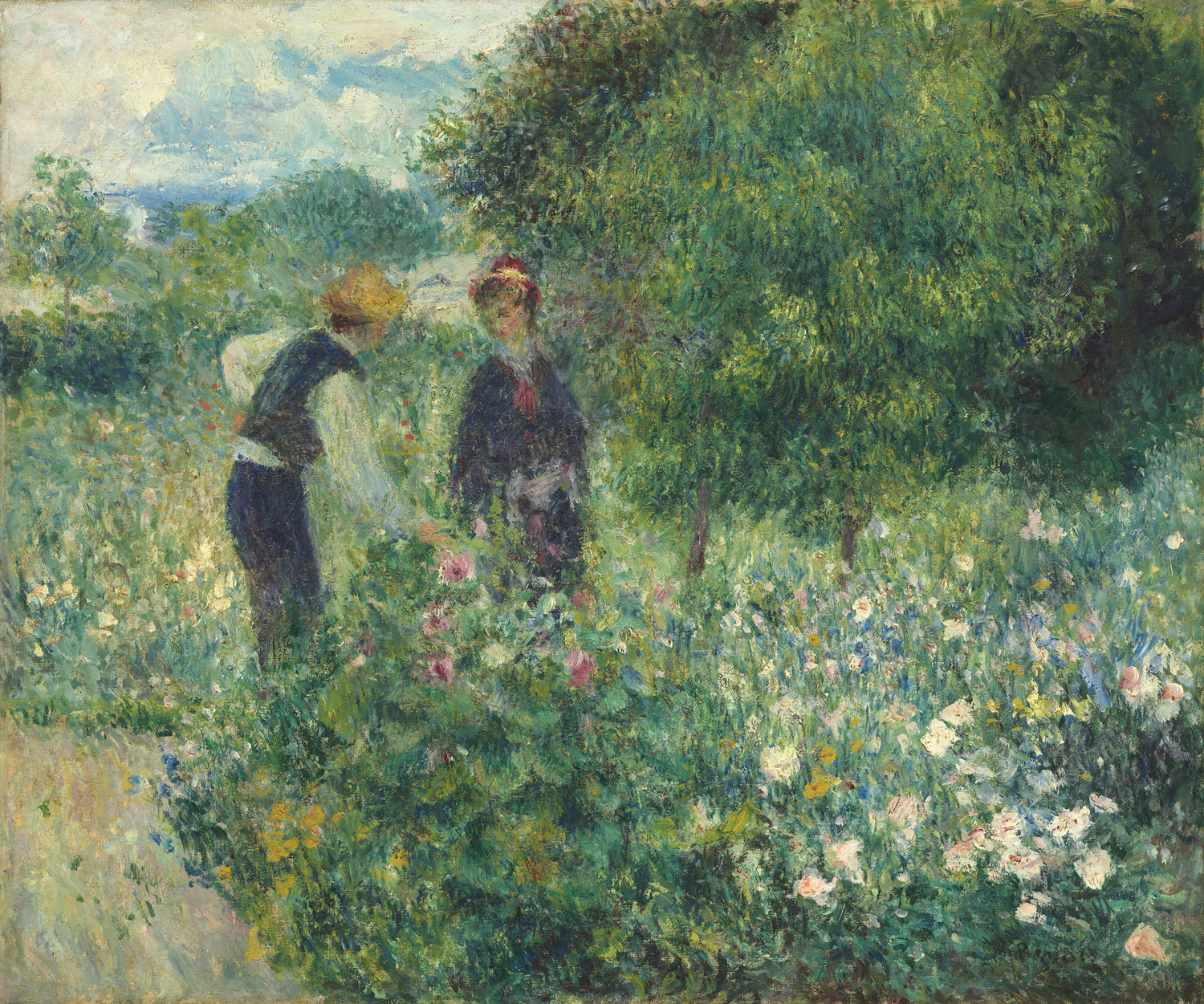 Picking Flowers, 1875