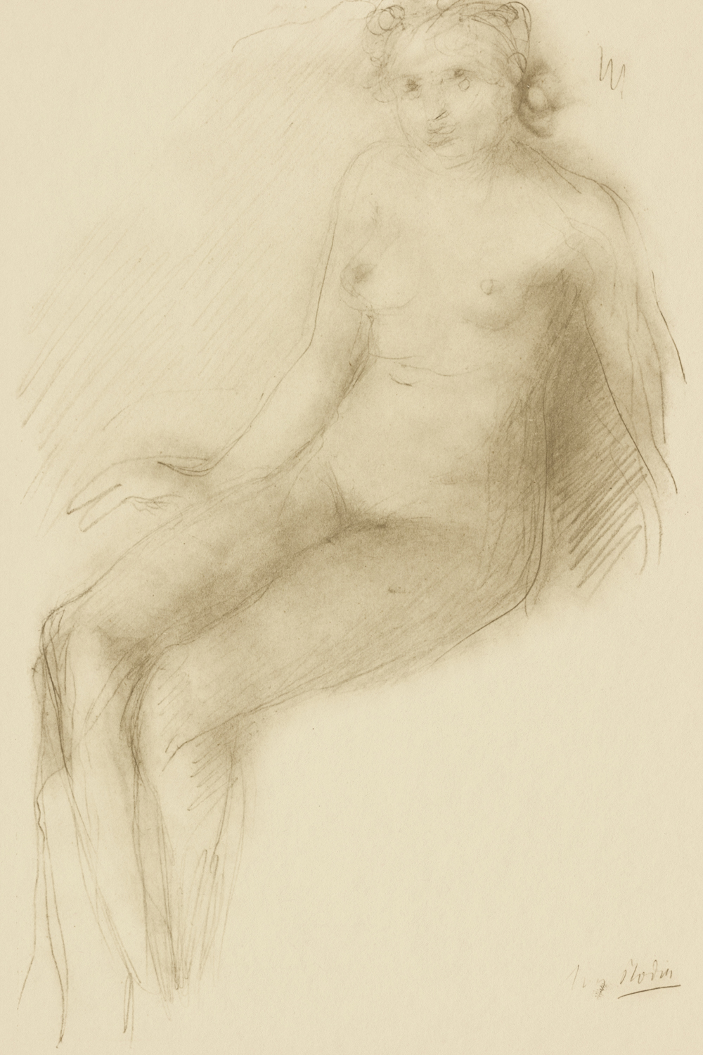 Seated Female Nude