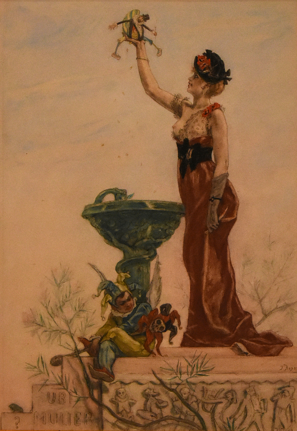 Lady with a Puppet, 1877
