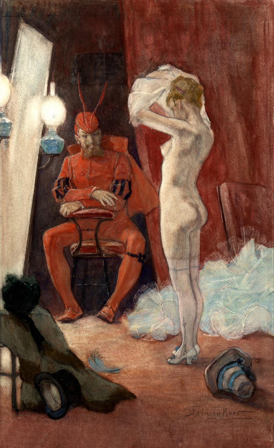 Behind the Scenes, c. 1878-80