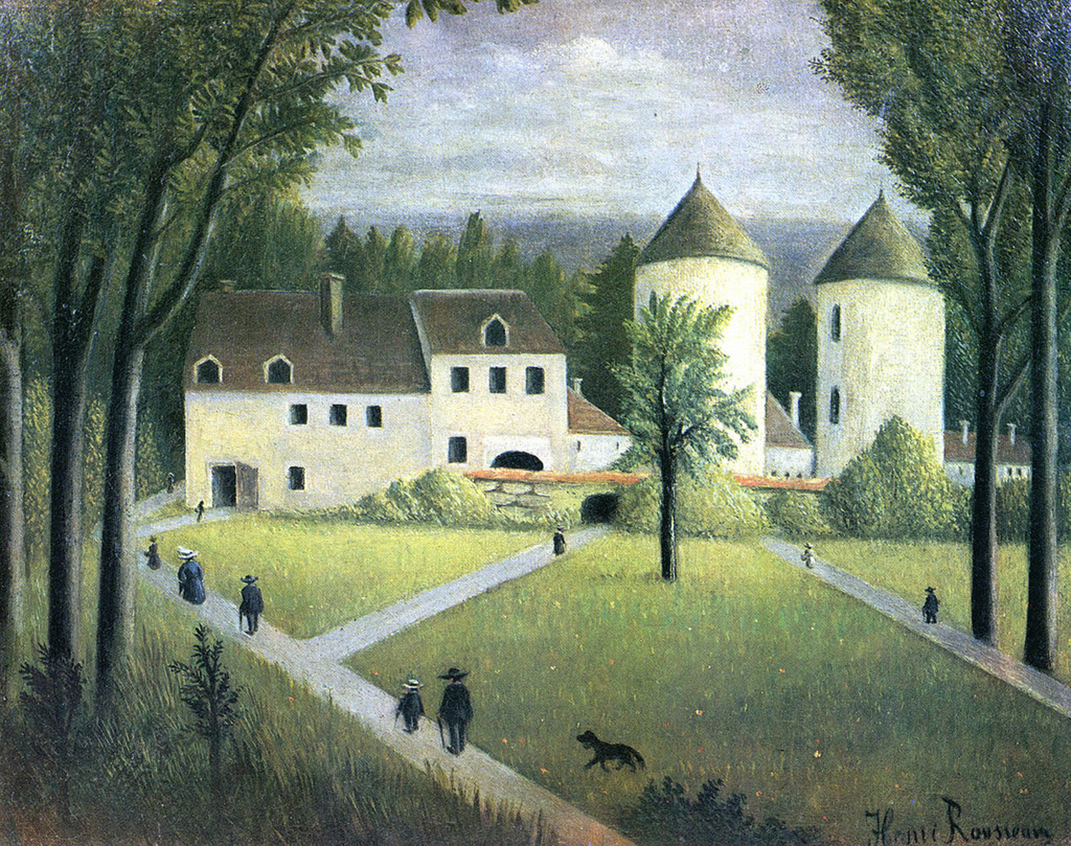 Paysage au Manoir, 1890