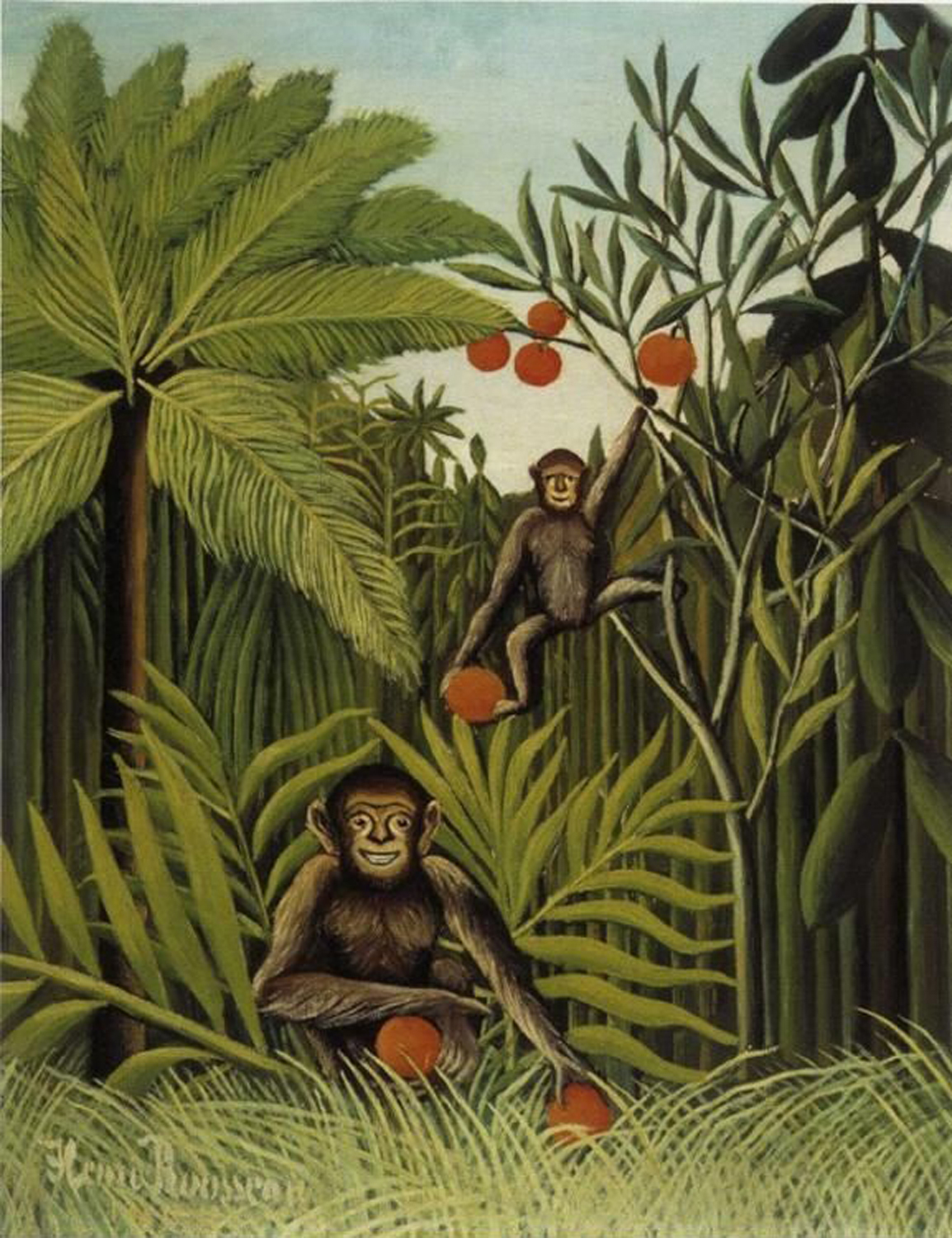 Two Monkeys in the Jungle, 1909