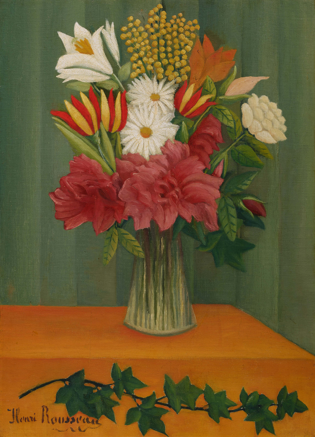 Bouquet of Flowers with an Ivy Branch, 1909