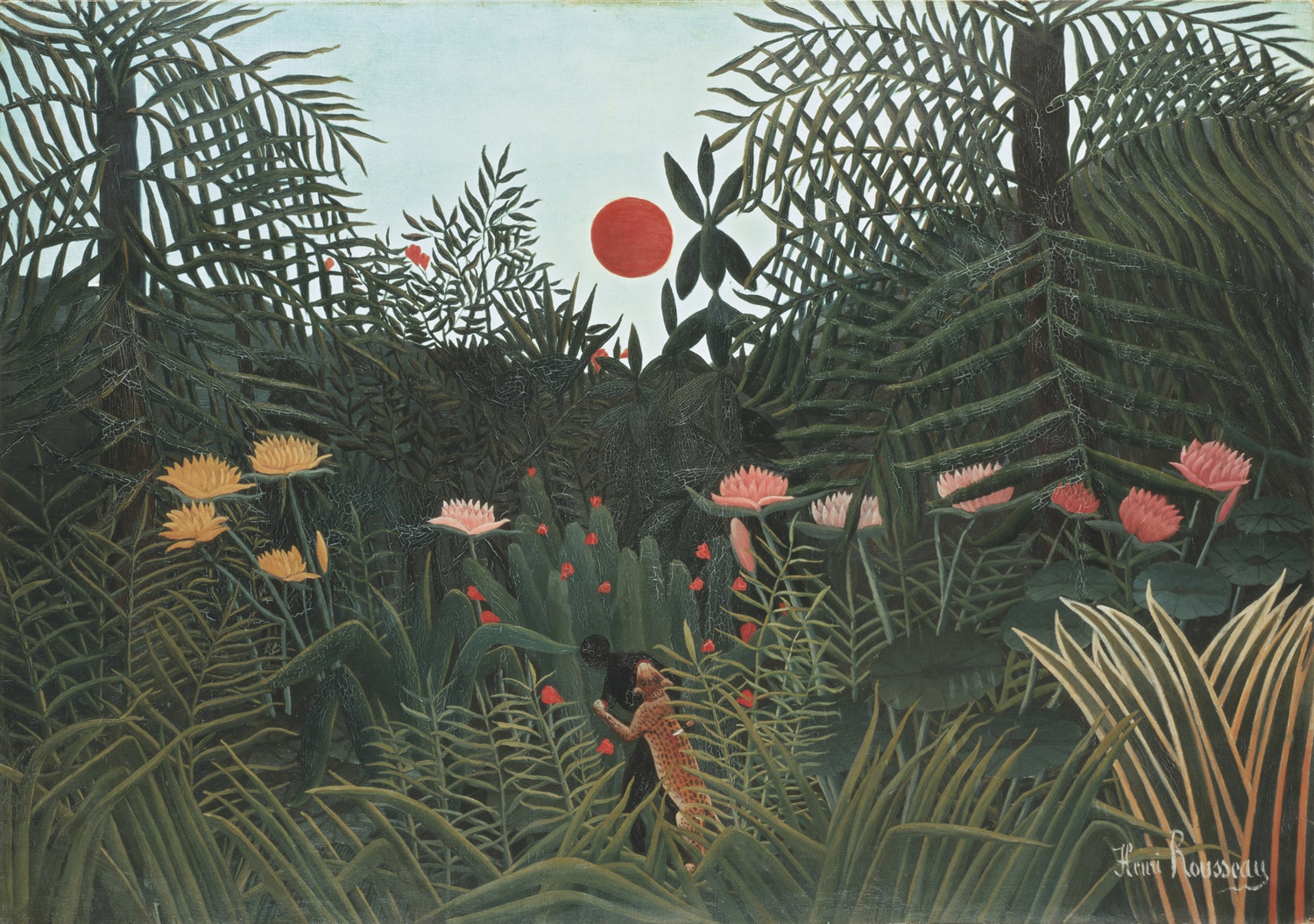 Virgin Forest with Setting Sun, 1910