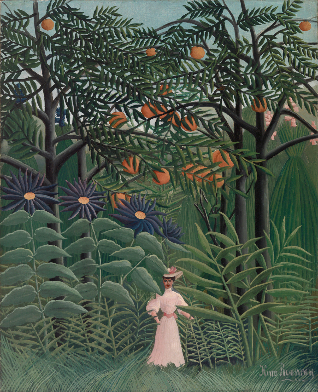 Woman Walking in an Exotic Forest, 1905