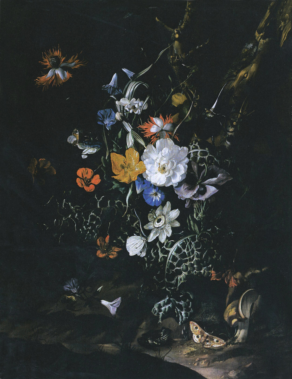 Forest Recess with Flowers, 1686