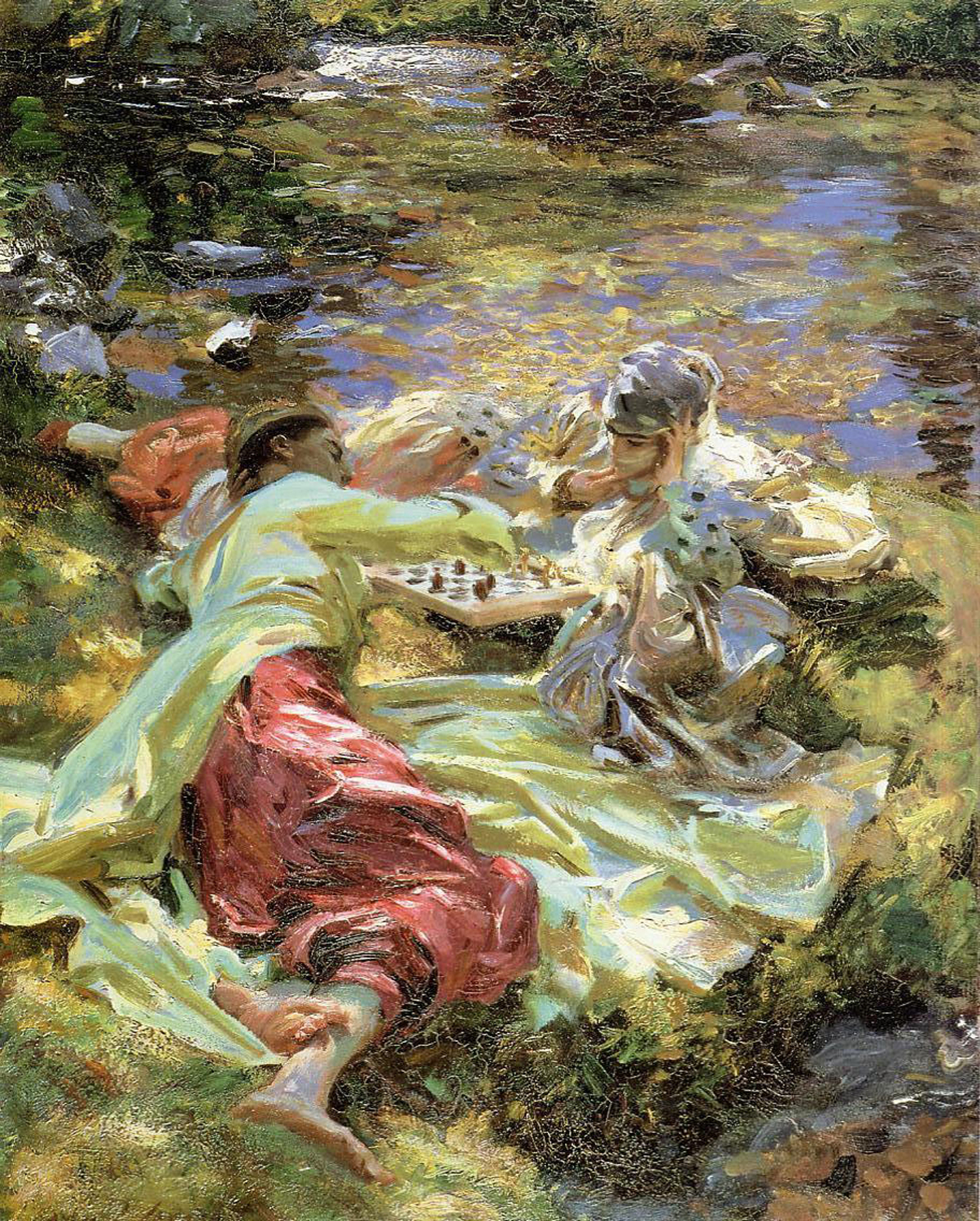 The Chess Game, c. 1907