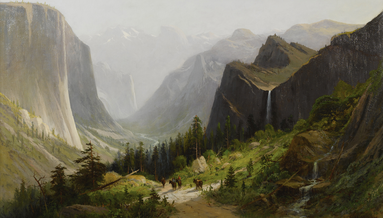 Yosemite Valley, California from the Artist's Point, 19th century