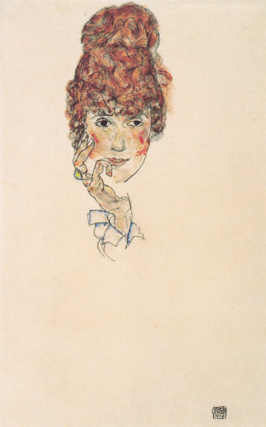 Portrait of Edith Schiele, 1917