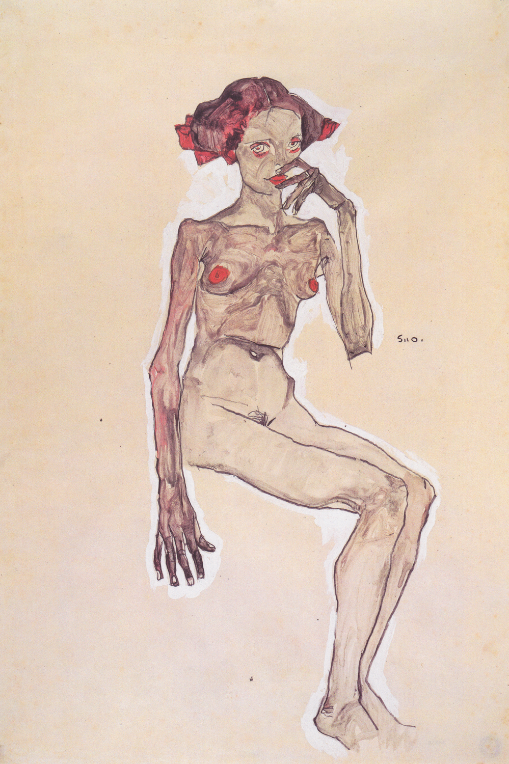 Seated Nude Girl, 1910