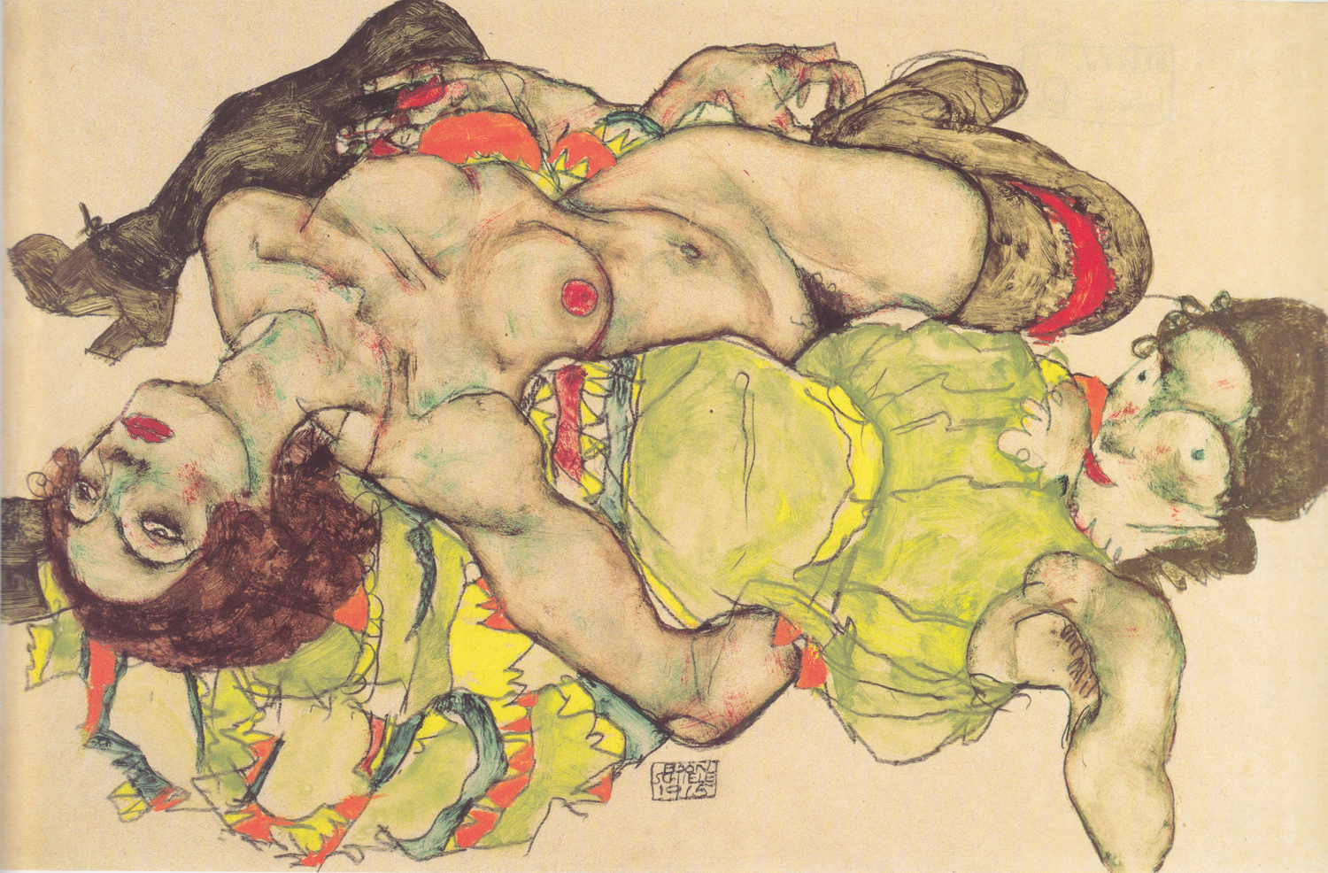 Lesbian Couple, 1915