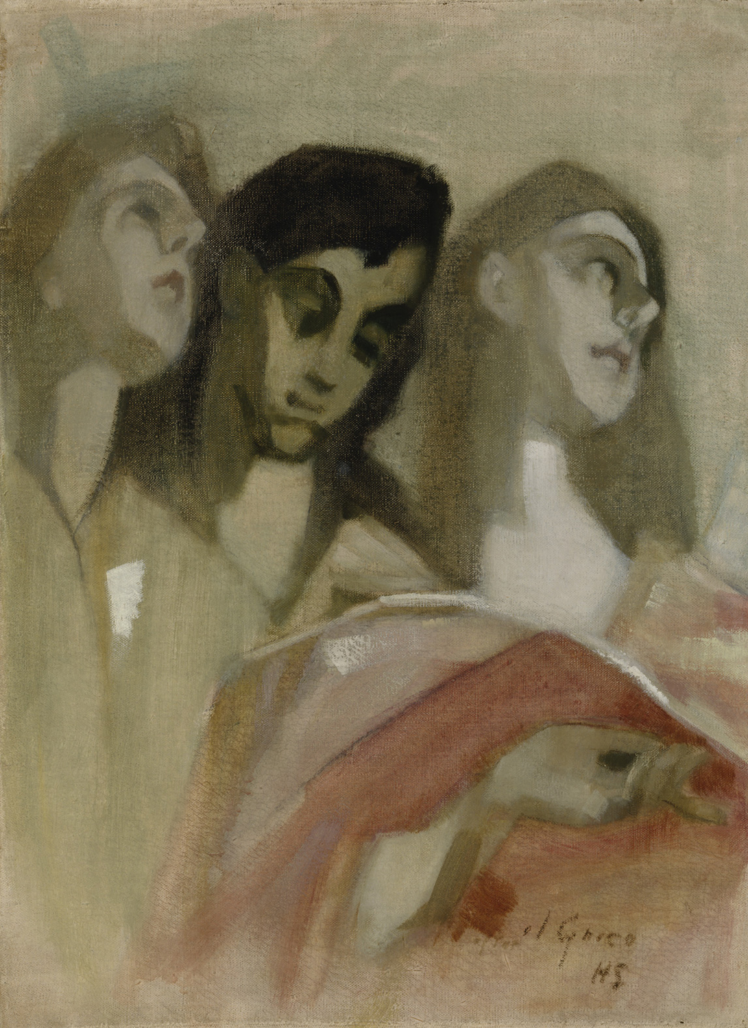 Angel Fragment (after El Greco). 1928-29
