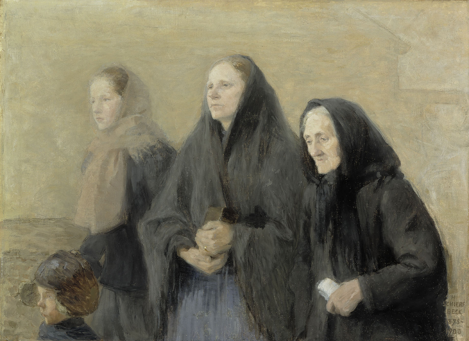Churchgoers (Easter Morning), c. 1895-1900