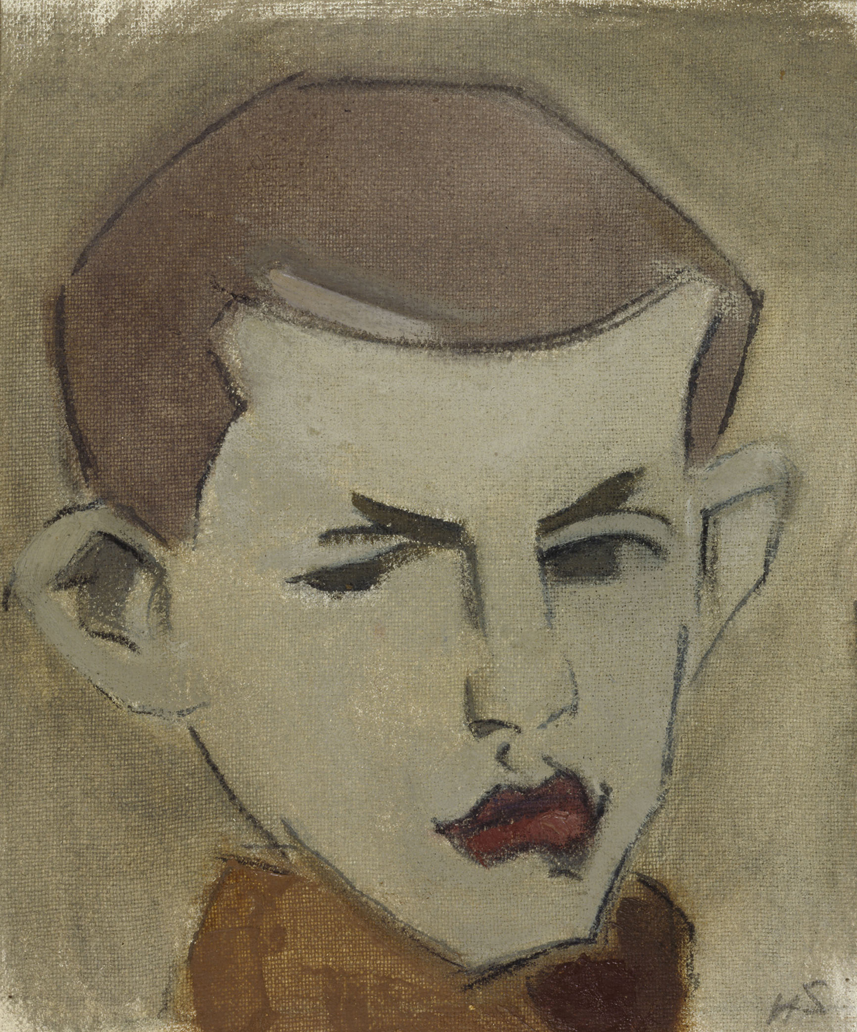 The Woodcutter, head study, 1943