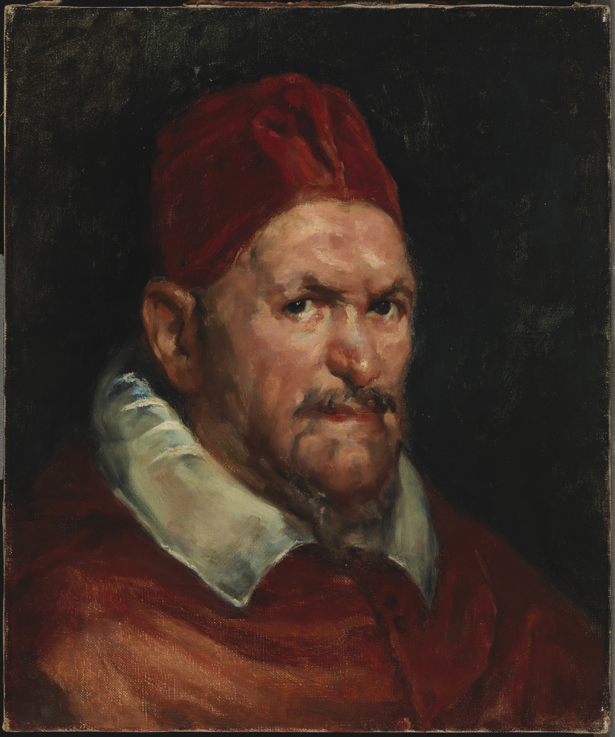 Portrait of Pope Innocent X, copy after Velazquez, 1892