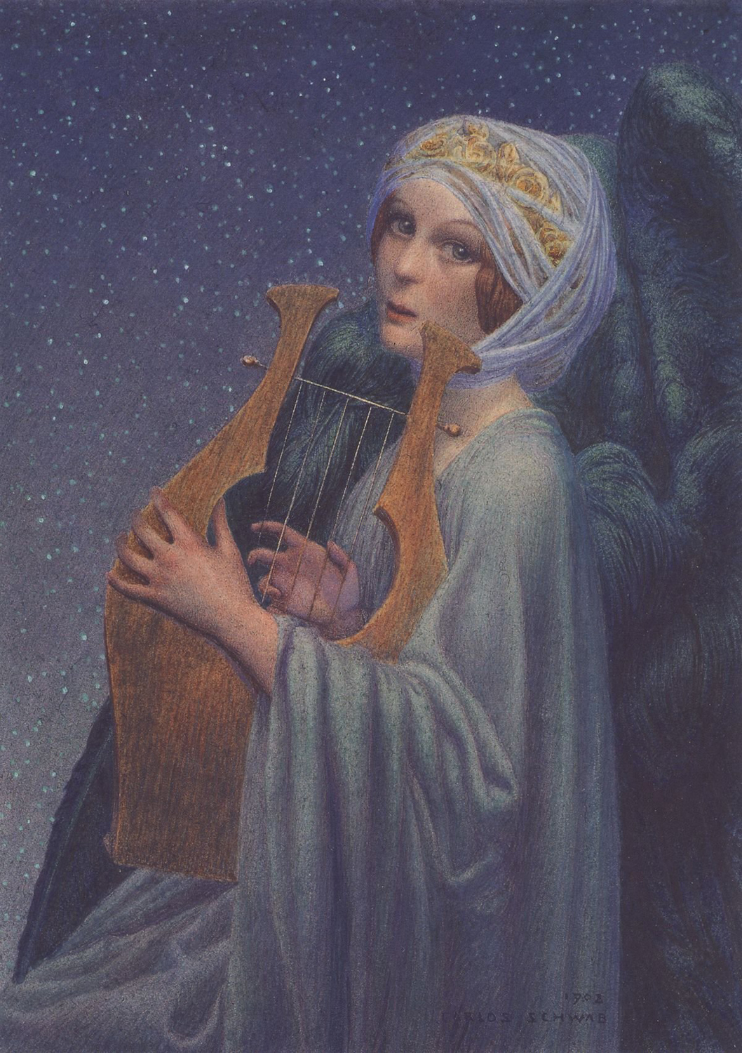 Woman with a Lyre, 20th century