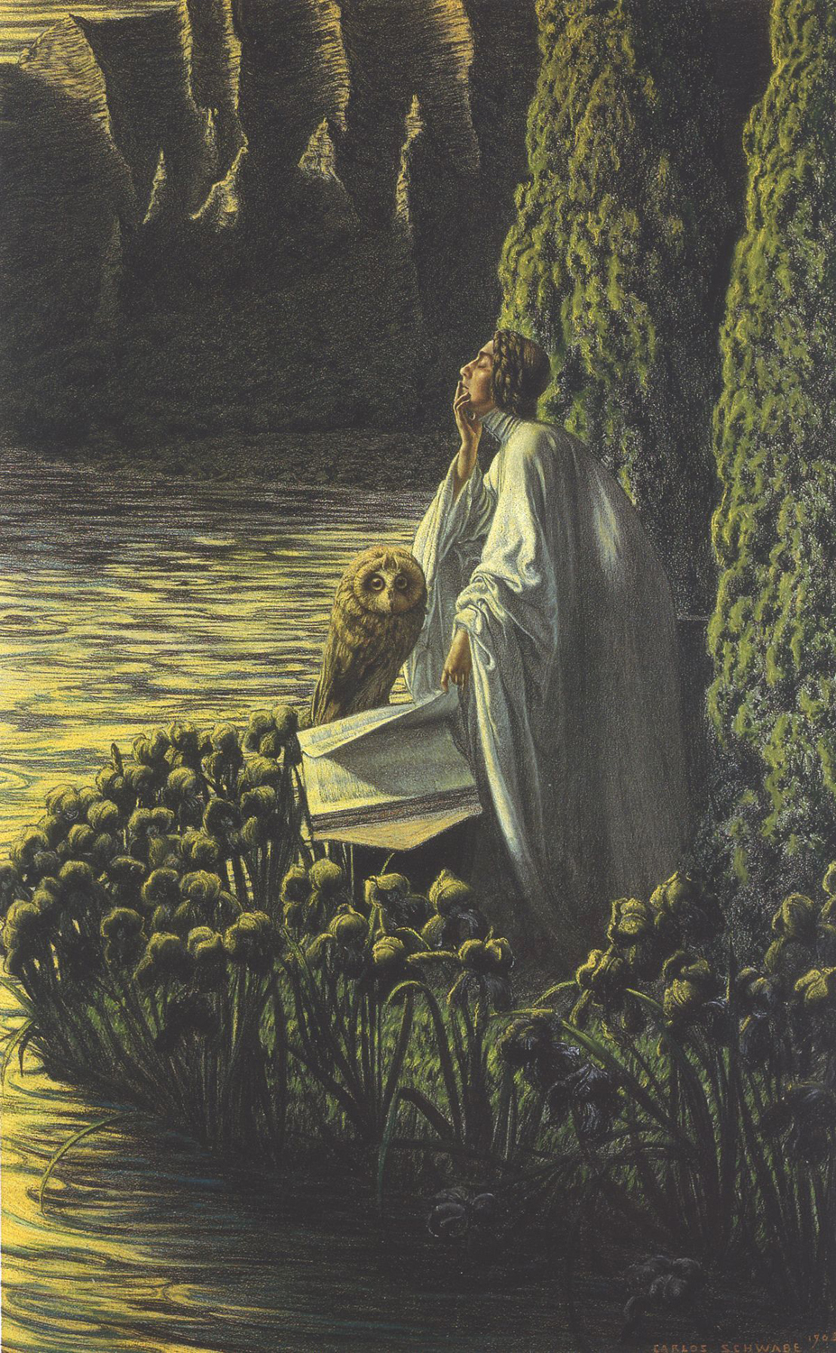 Illustration for Paroles (Words) by F. Lamennais, 1908