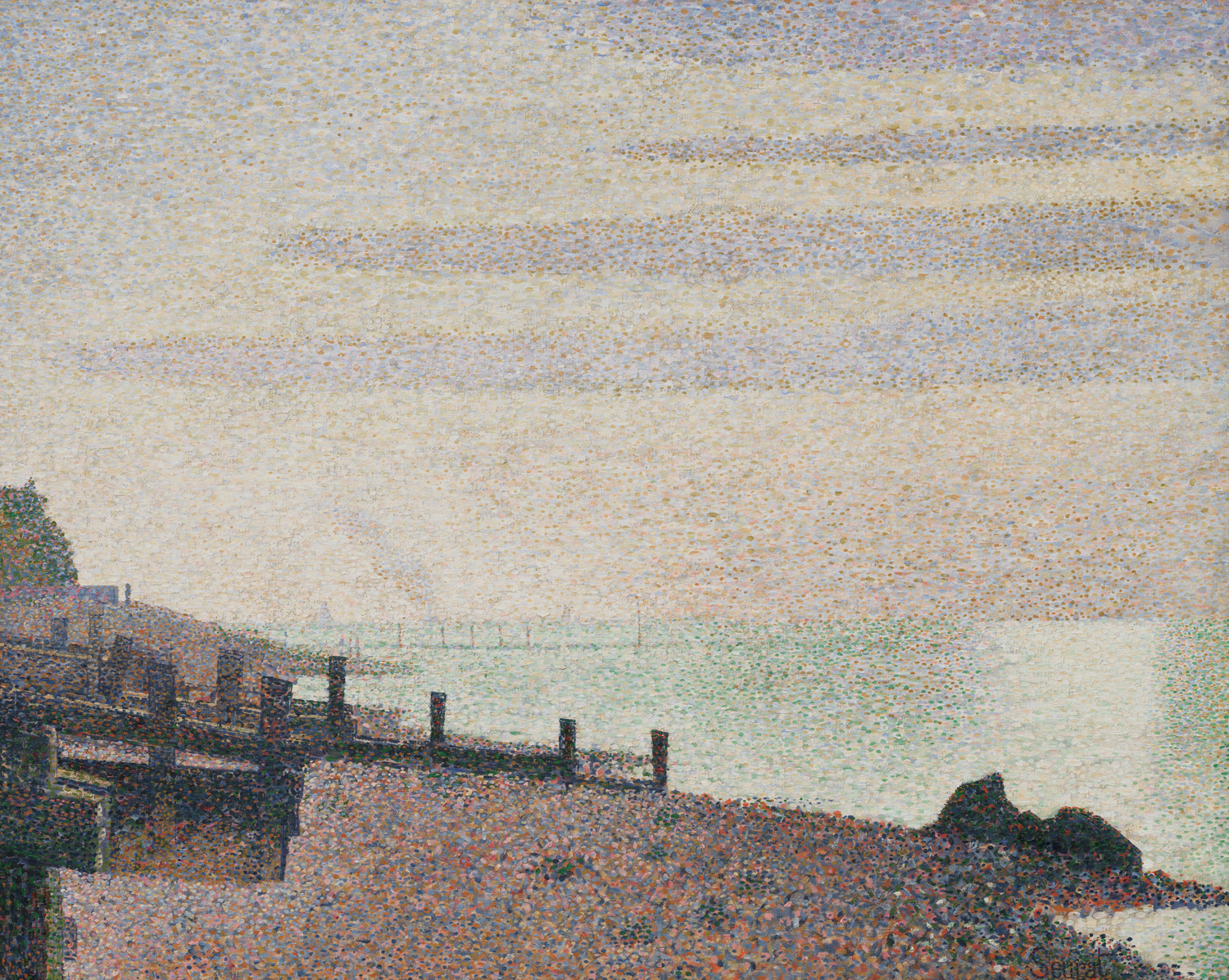 Honfleur, un Soir, Embouchure de la Seine, 1886