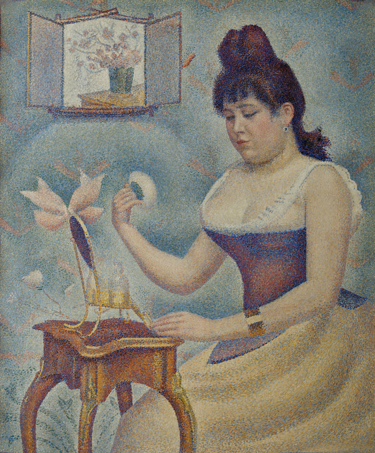 Young Woman Powdering Herself. 1888-90