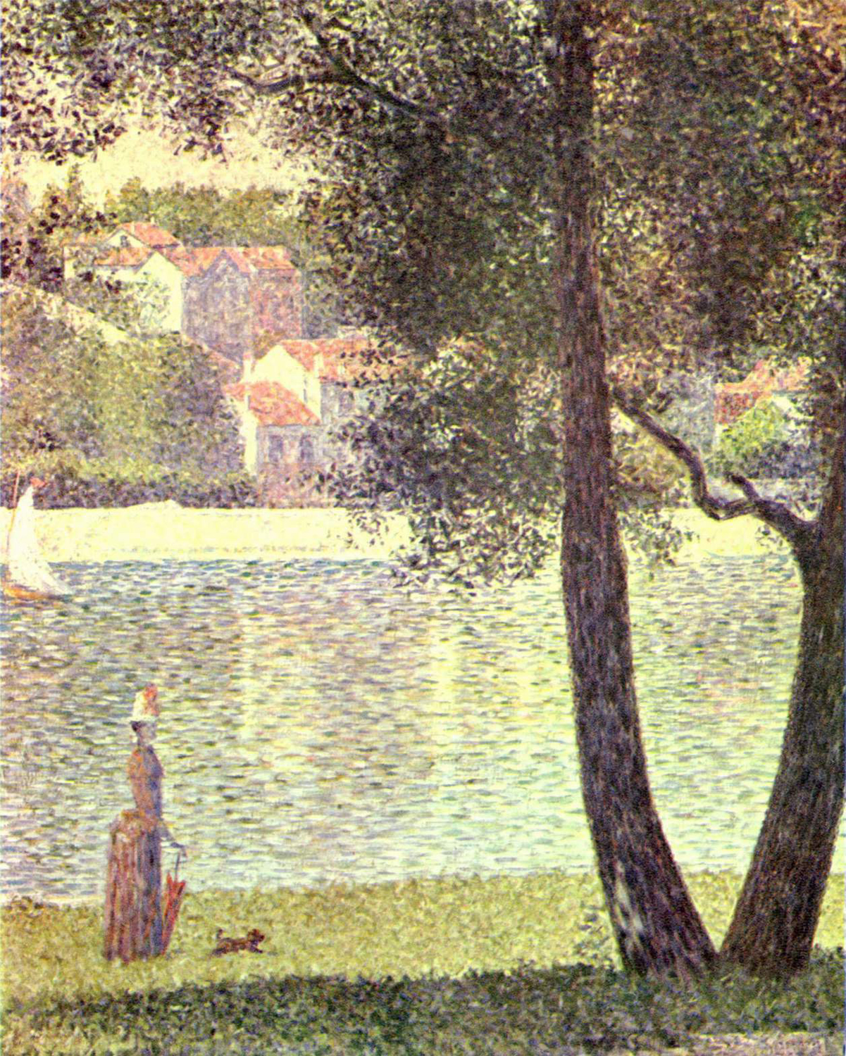 The Seine at Courbevoie, 1885