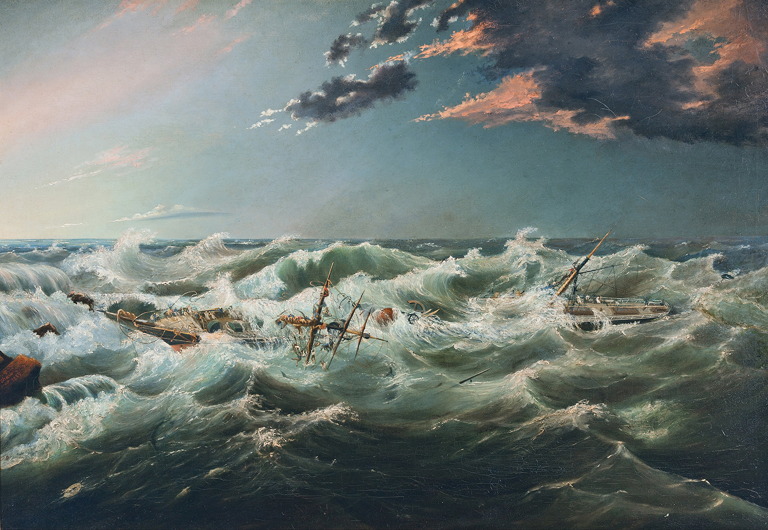 The Admella Wrecked, Cape Banks, 6th August, 1859