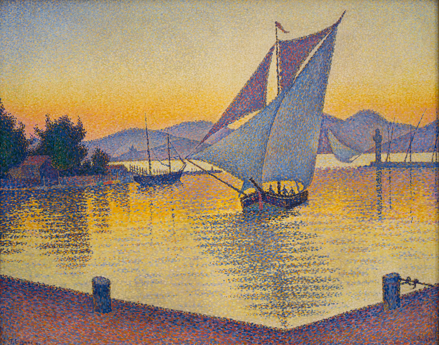 The Port at Sunset, Saint-Tropez, 1892