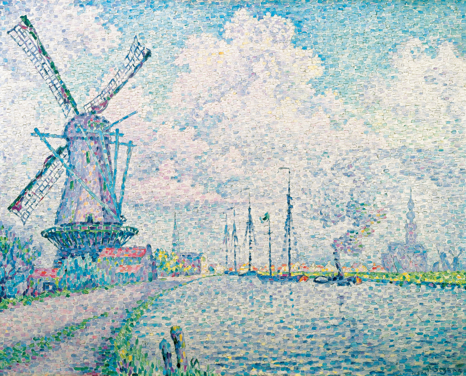 Canal of Overschie, 1906