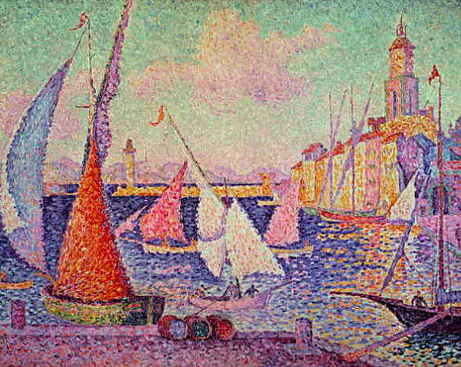 St. Tropez Harbor, 1899