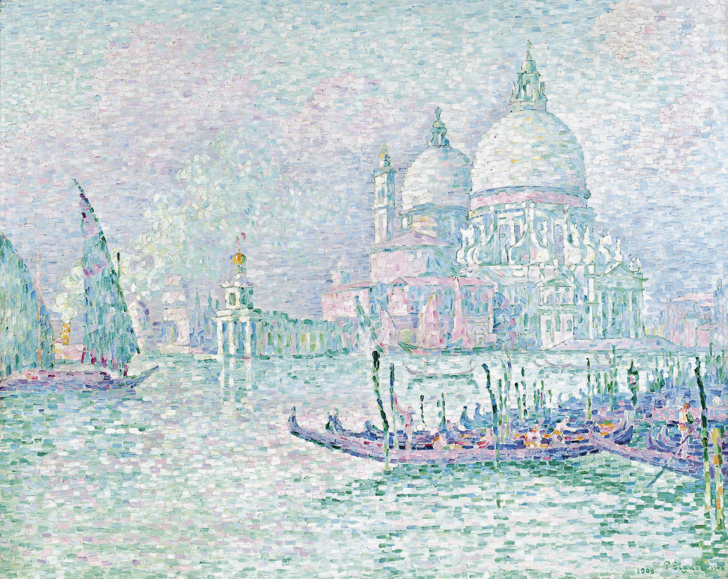 Venise, Santa Maria della Salute, 1908